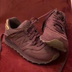 Burgundy new balances